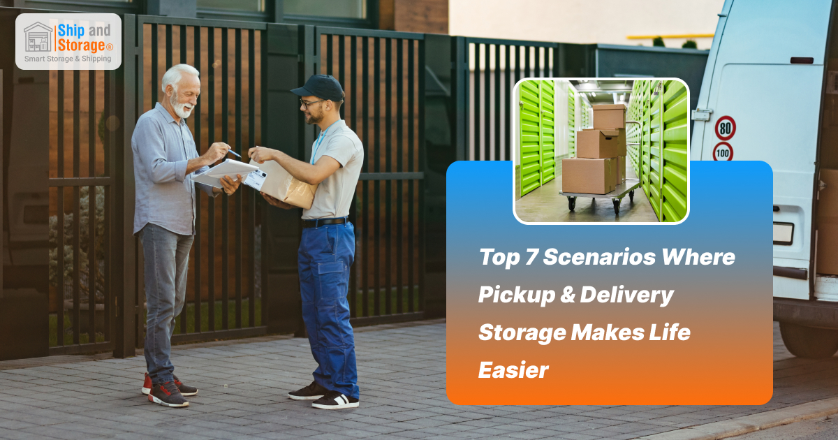 Top 7 Scenarios Where Pickup & Delivery Storage Makes Life Easier