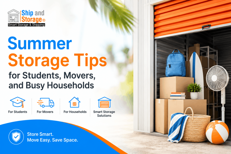 Summer Storage Tips for Students, Movers, and Busy Households